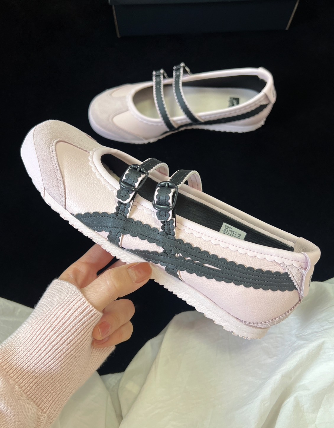 Onitsuka Tiger MEXICO 66 TGRS 粉色低幫休閒鞋（女款）