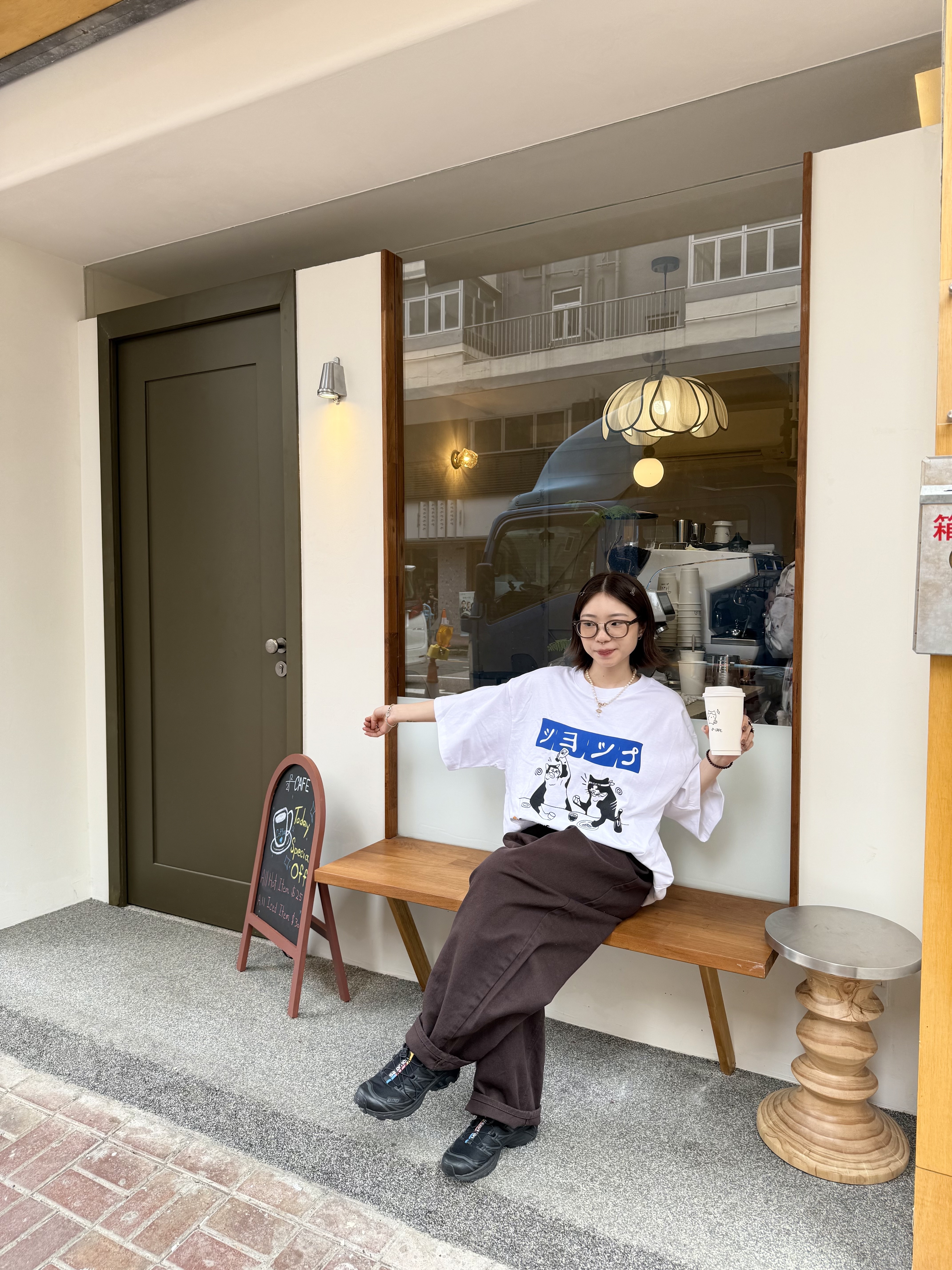 日文醉貓Oversize Tee