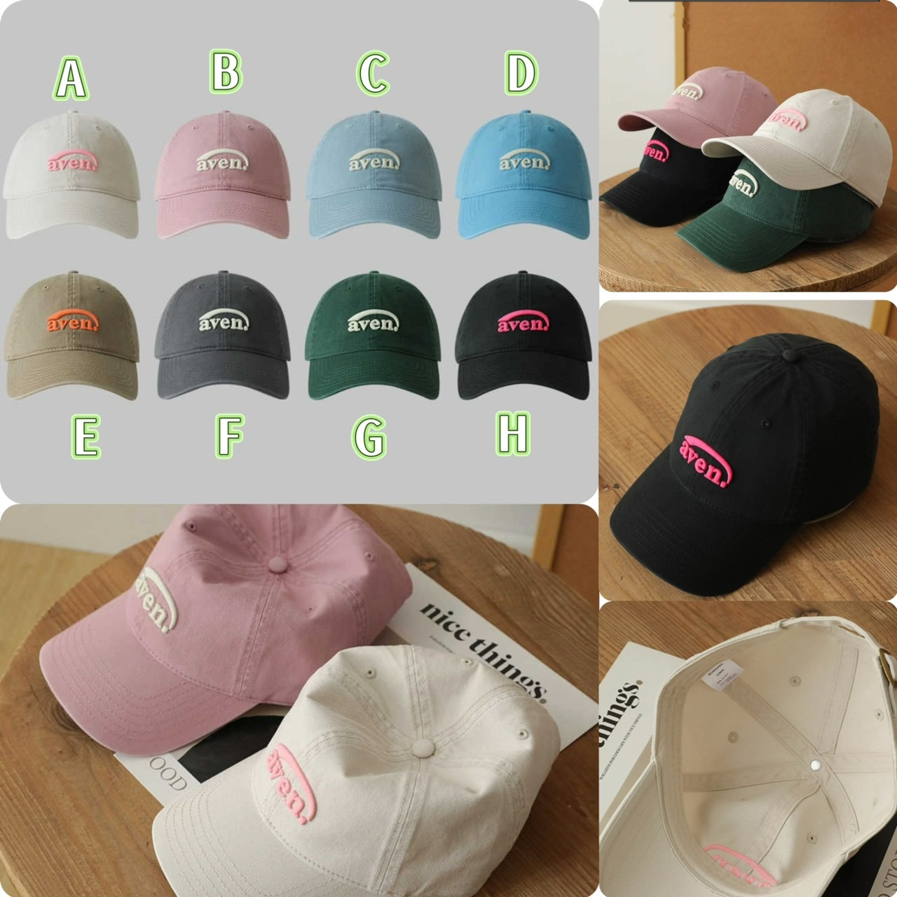 韓國潮牌 Ave*n 純棉棒球帽 - 2500930