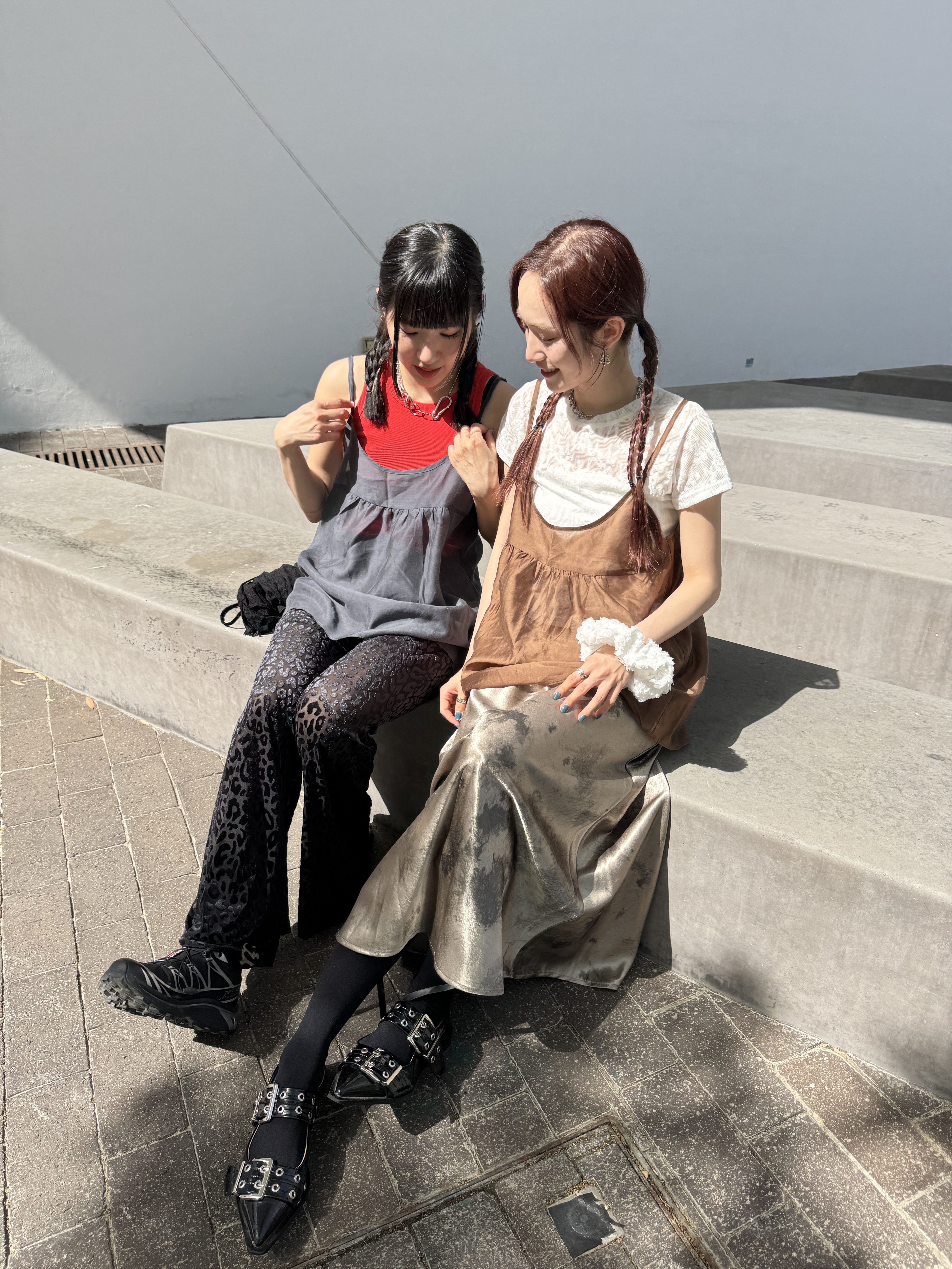 後綁帶珠光紗紗LAYER