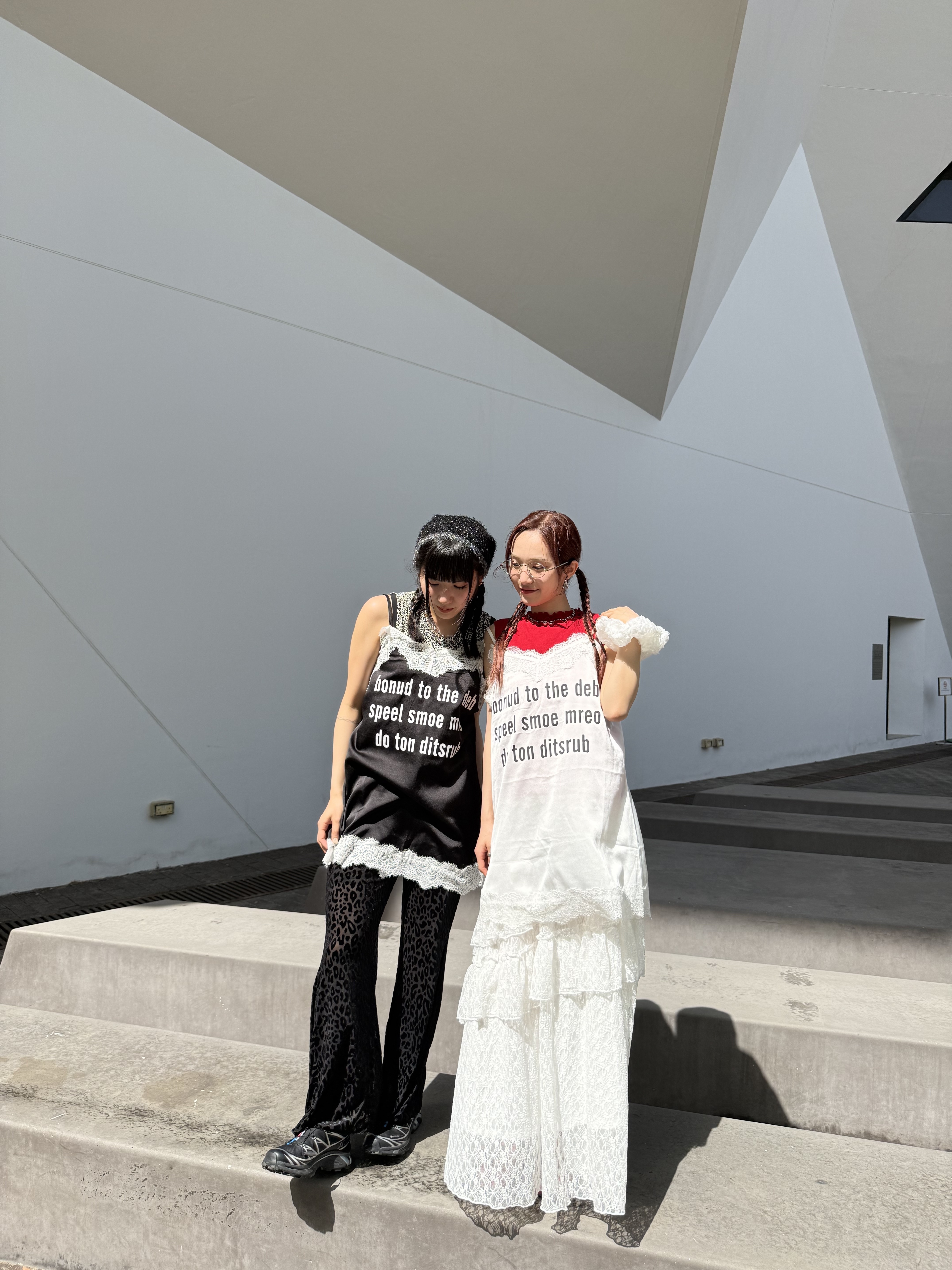 lace吊帶滑滑質料短Layer