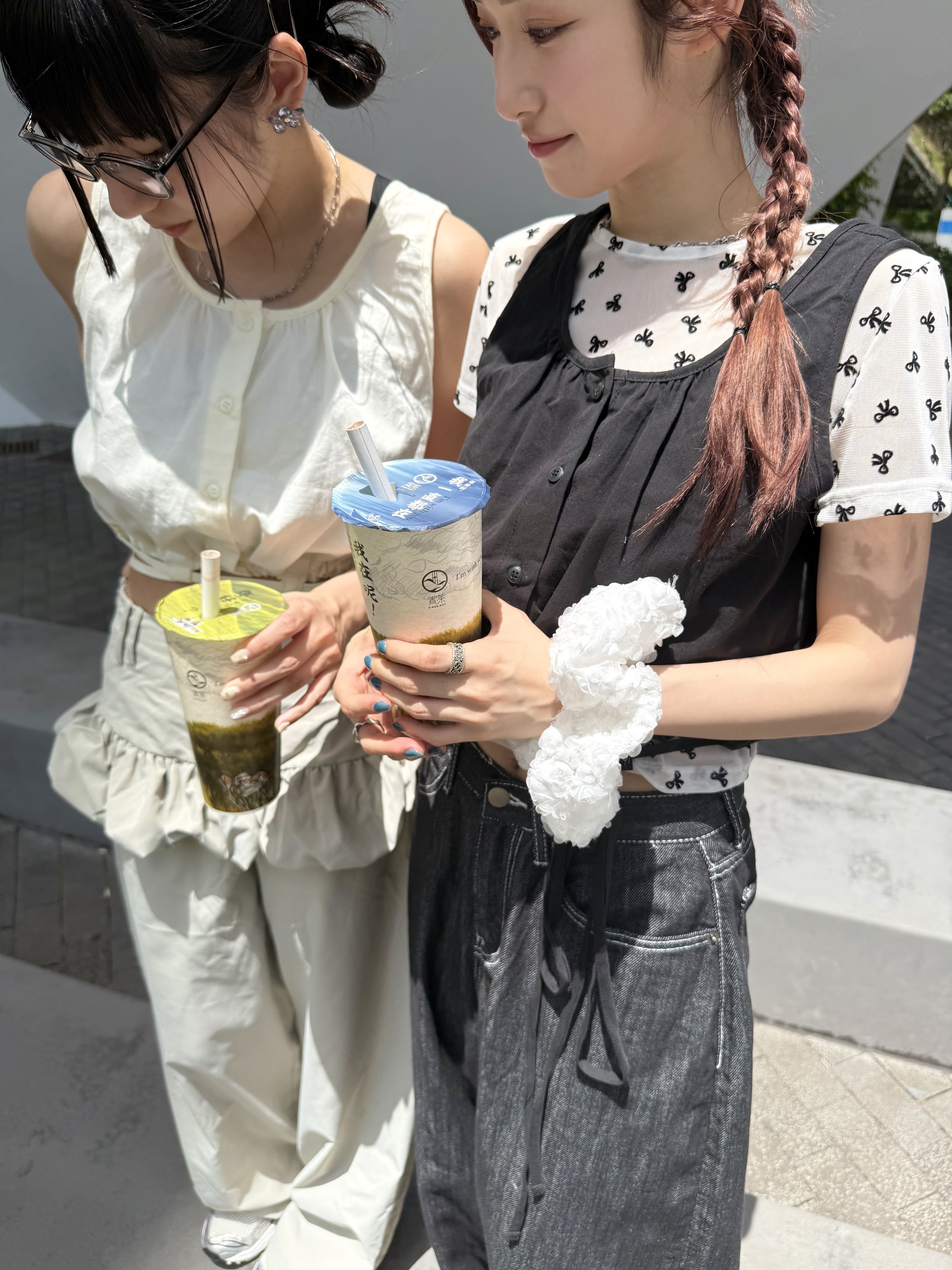 自留！平口綁帶短款背心