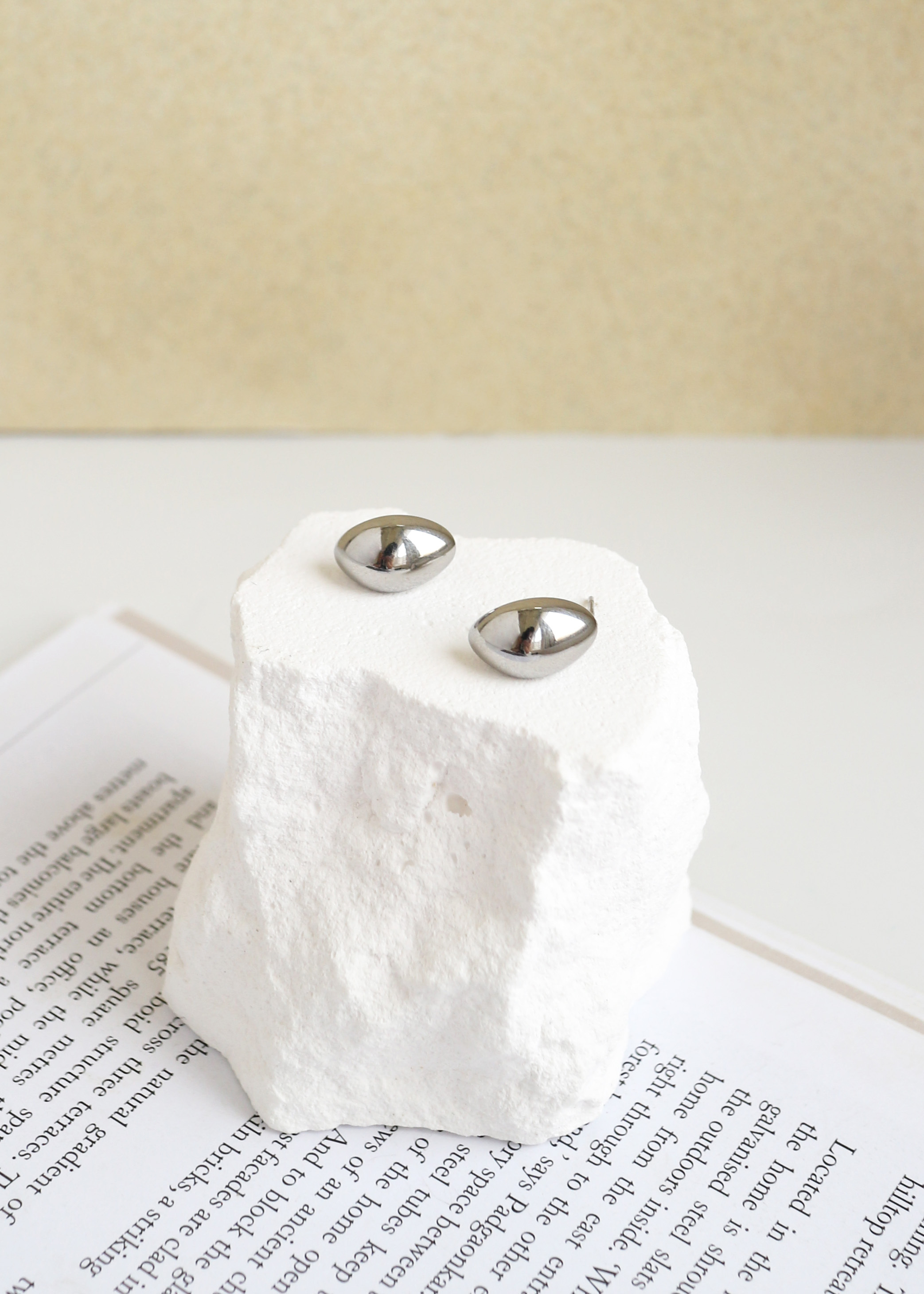 Aditi 耳環-銀 | 醫療鋼 |