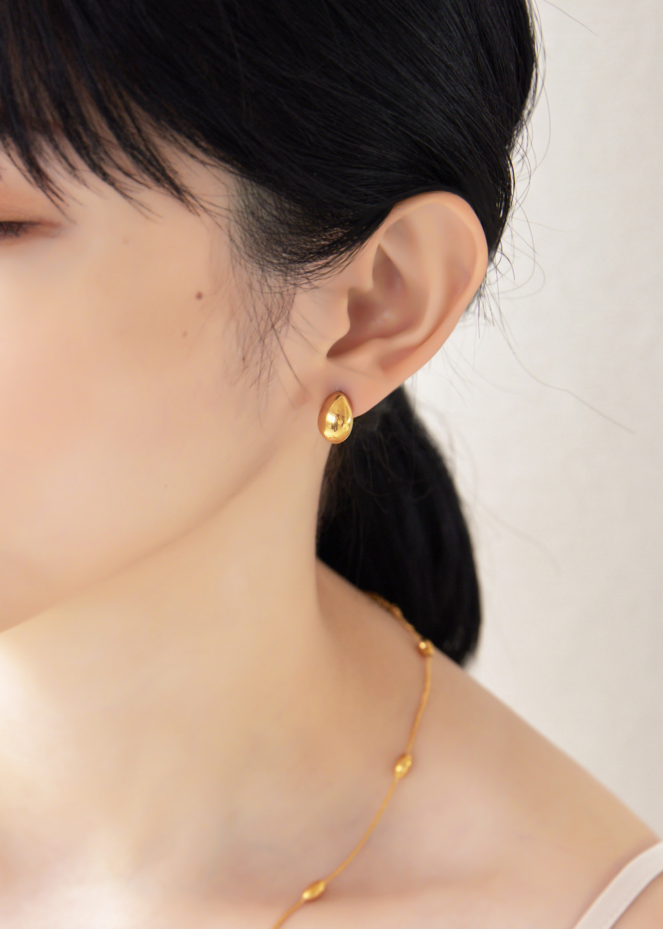 Aditi 耳環-金 | 醫療鋼 |