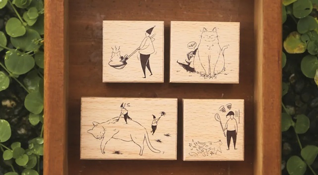 默代誌．貓貓飼養員系列印章 共四款