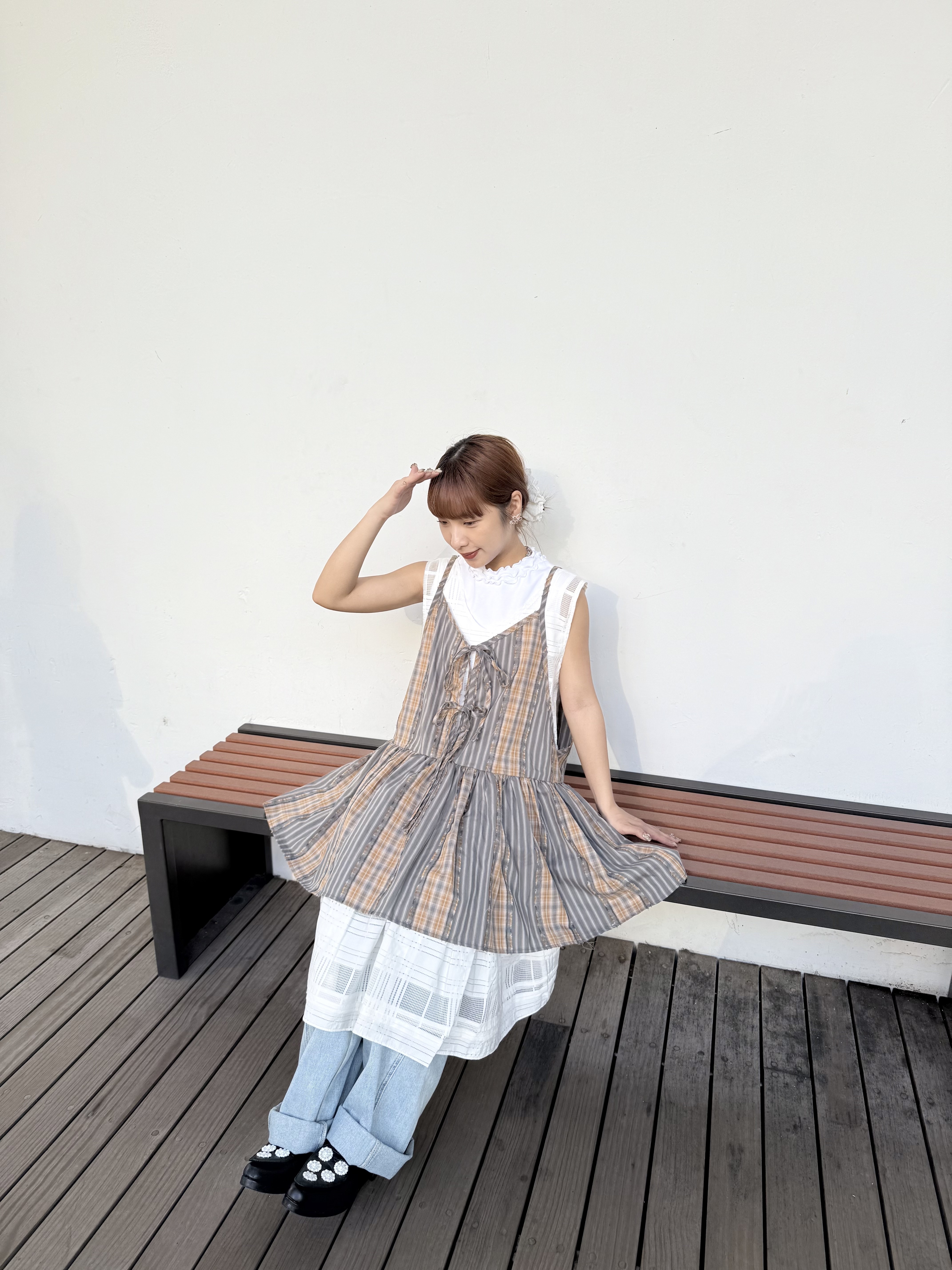 森系靚撞色RIBBON LAYER