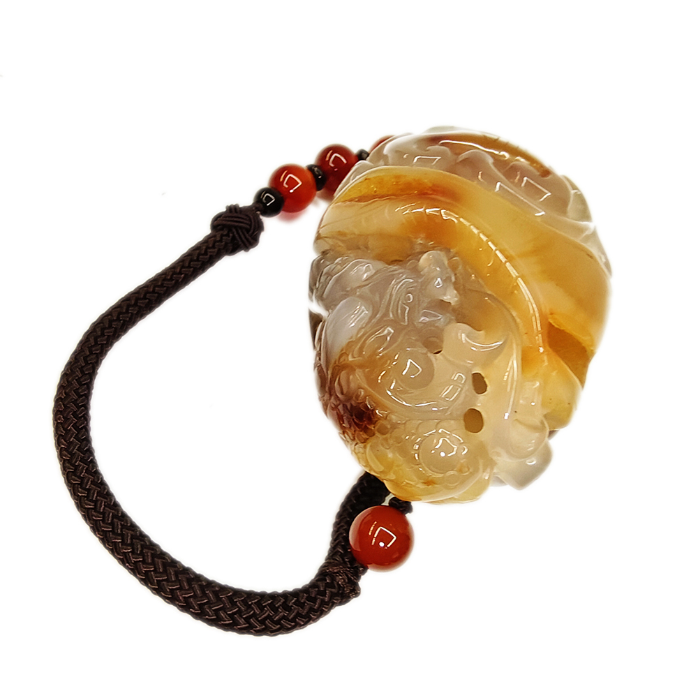 貔貅極品玉髓巧雕擺件掛飾【十方】131947