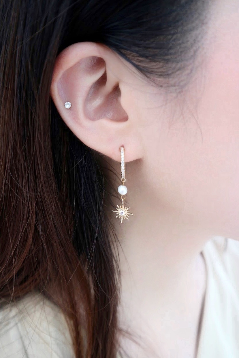 星芒 耳環