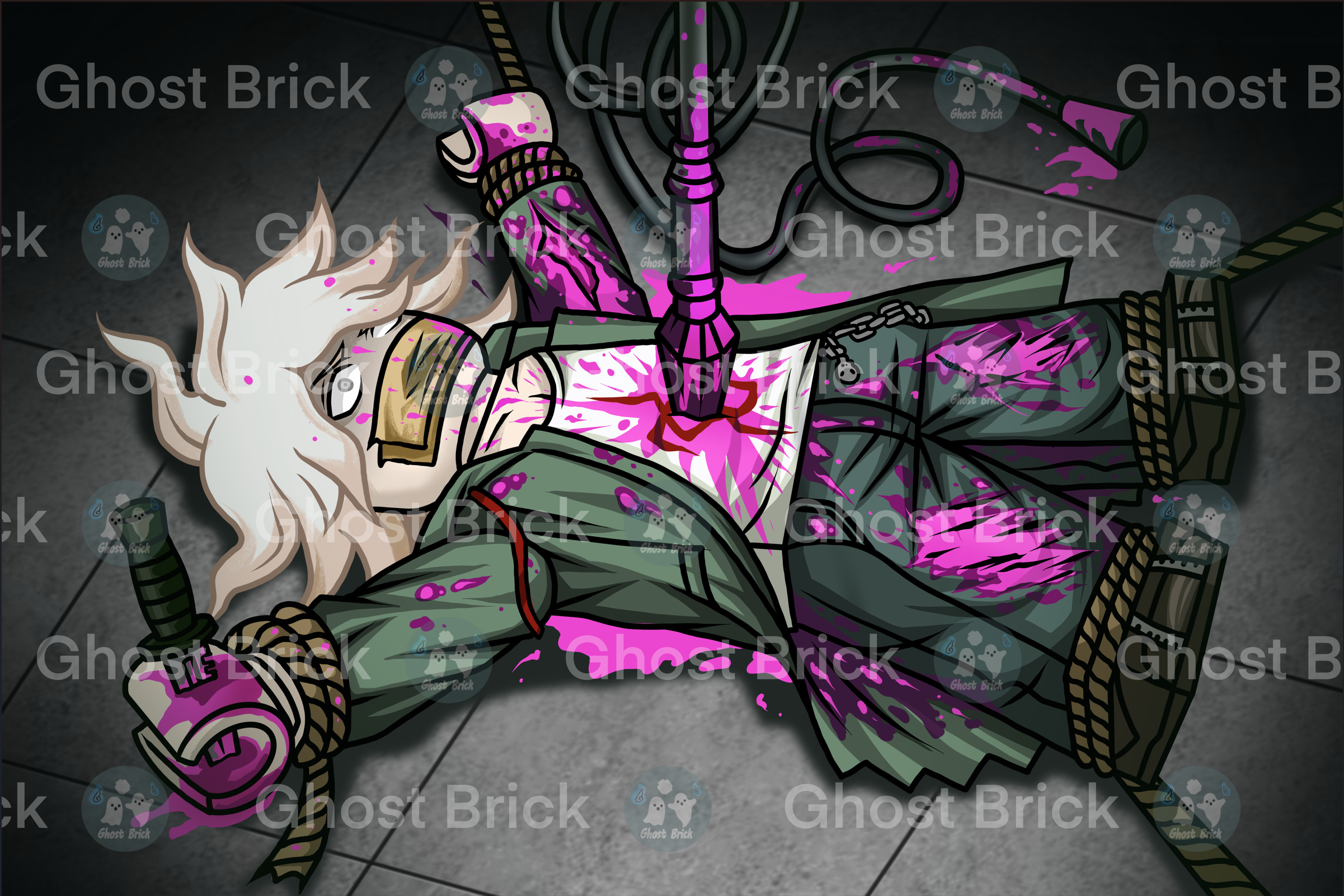 [Ghost Brick][Is Stock] Danganronpa - Nagito Komaeda [UVprinted]