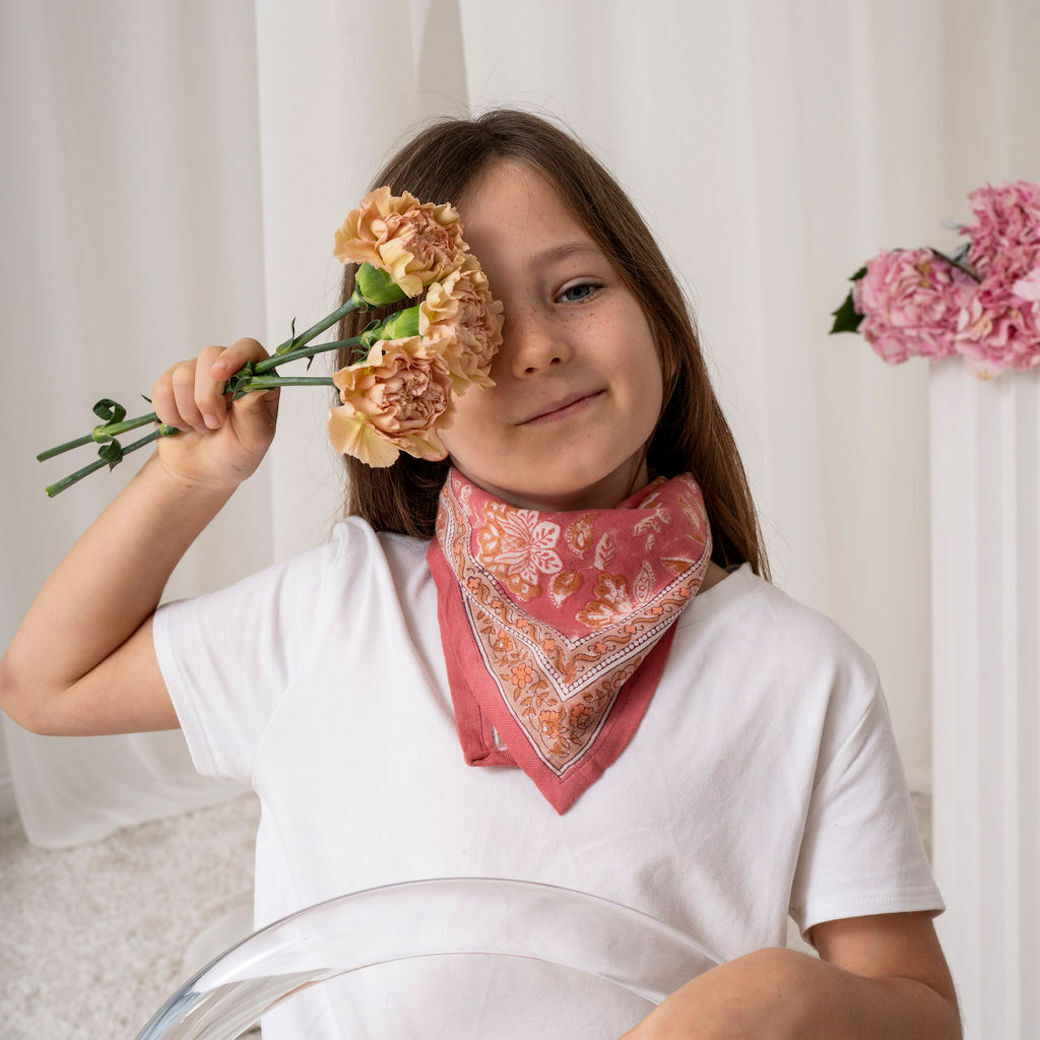 馬蒂哈玫瑰紅 | 領巾