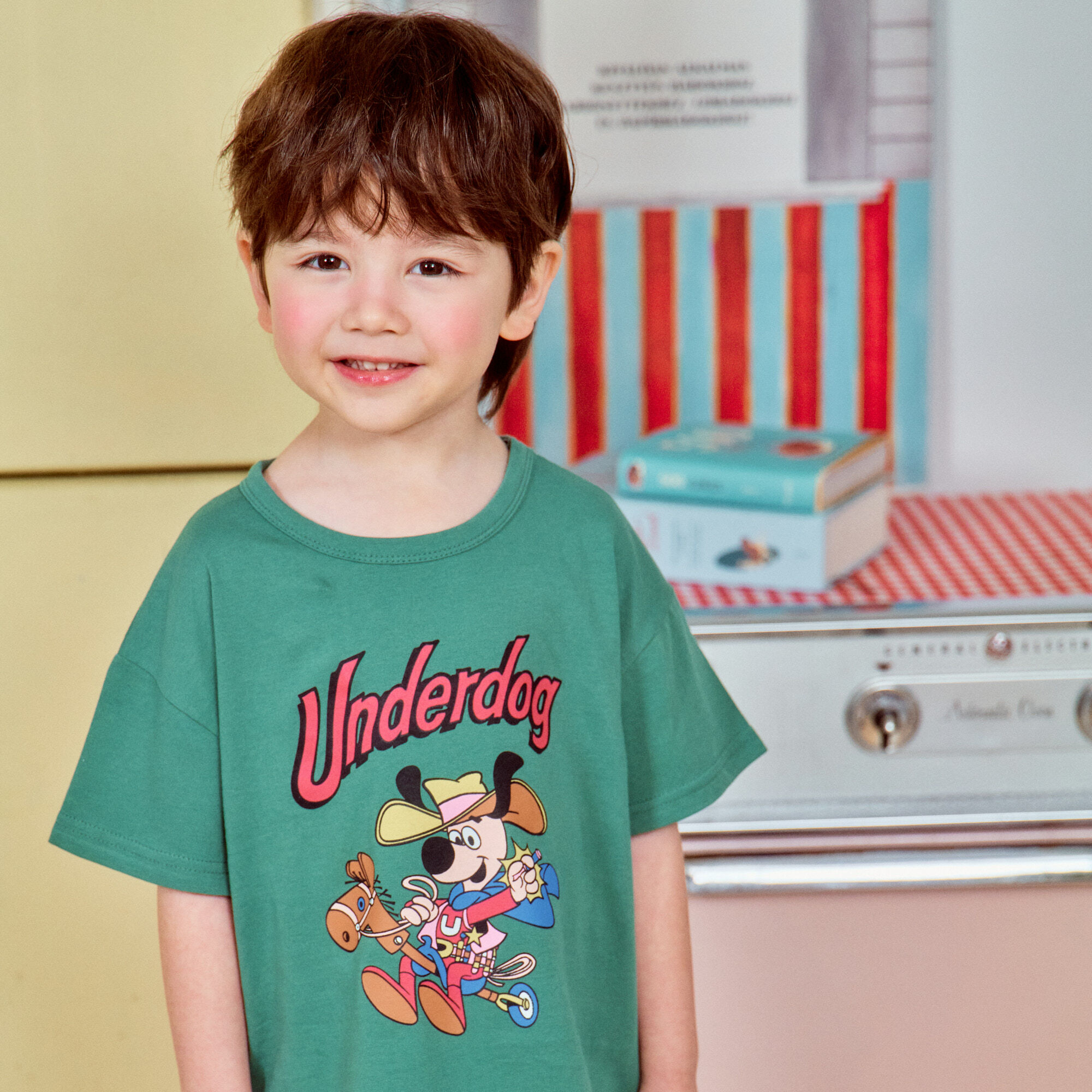 韓國 1st Blue - 25夏 帥氣牛仔狗狗上衣