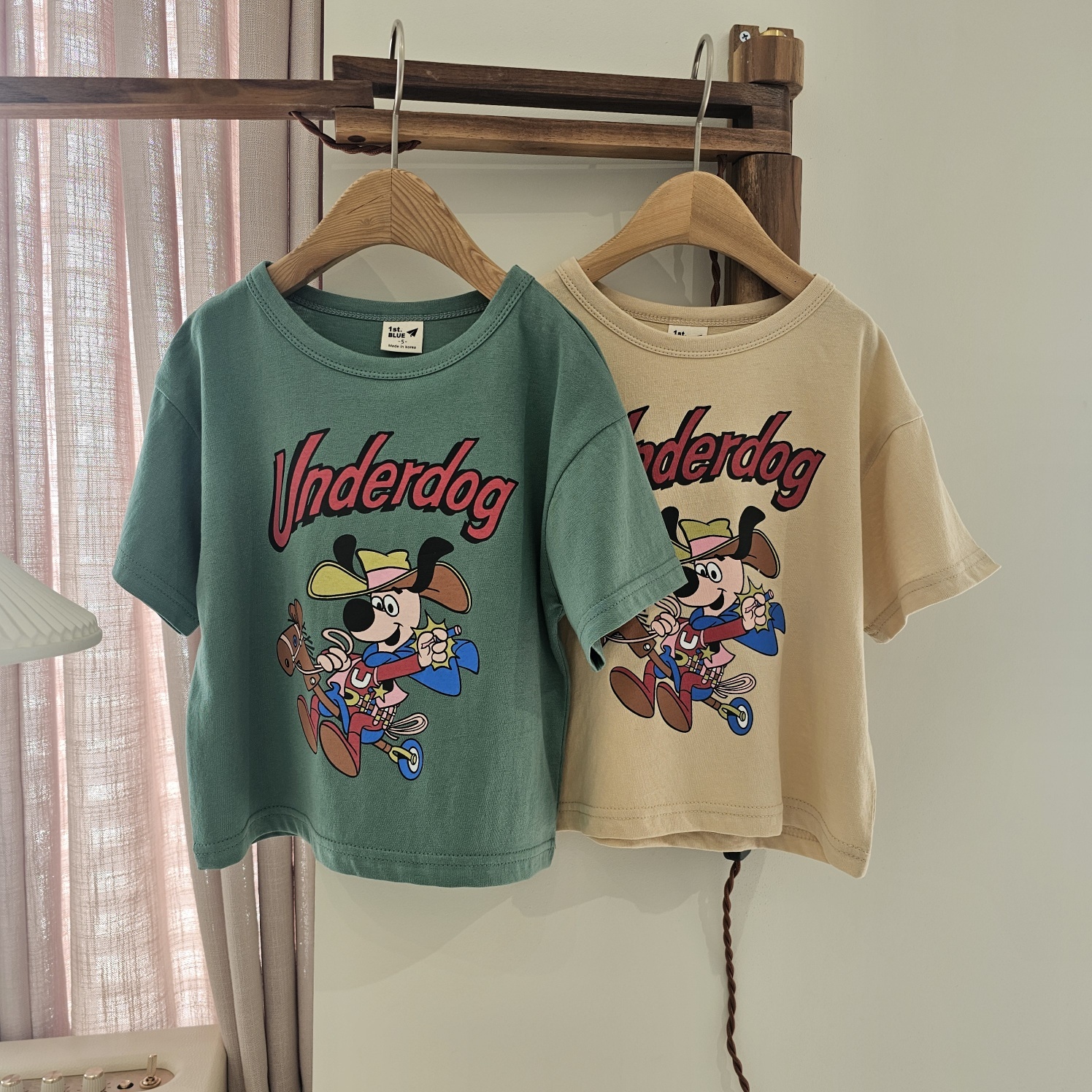 韓國 1st Blue - 25夏 帥氣牛仔狗狗上衣