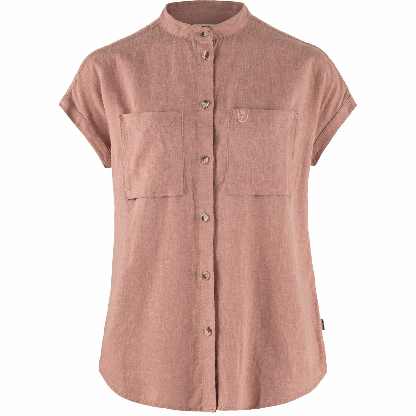 Fjallraven 瑞典北極狐 Ovik Hemp Shirt SS W 女款 短袖襯衫 F14600160-300 乾燥玫瑰 [HappyOutdoor]