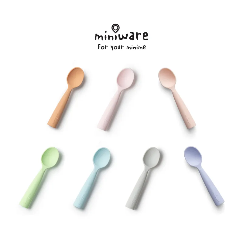 Miniware Silicone Training Spoon (Single) - Grey