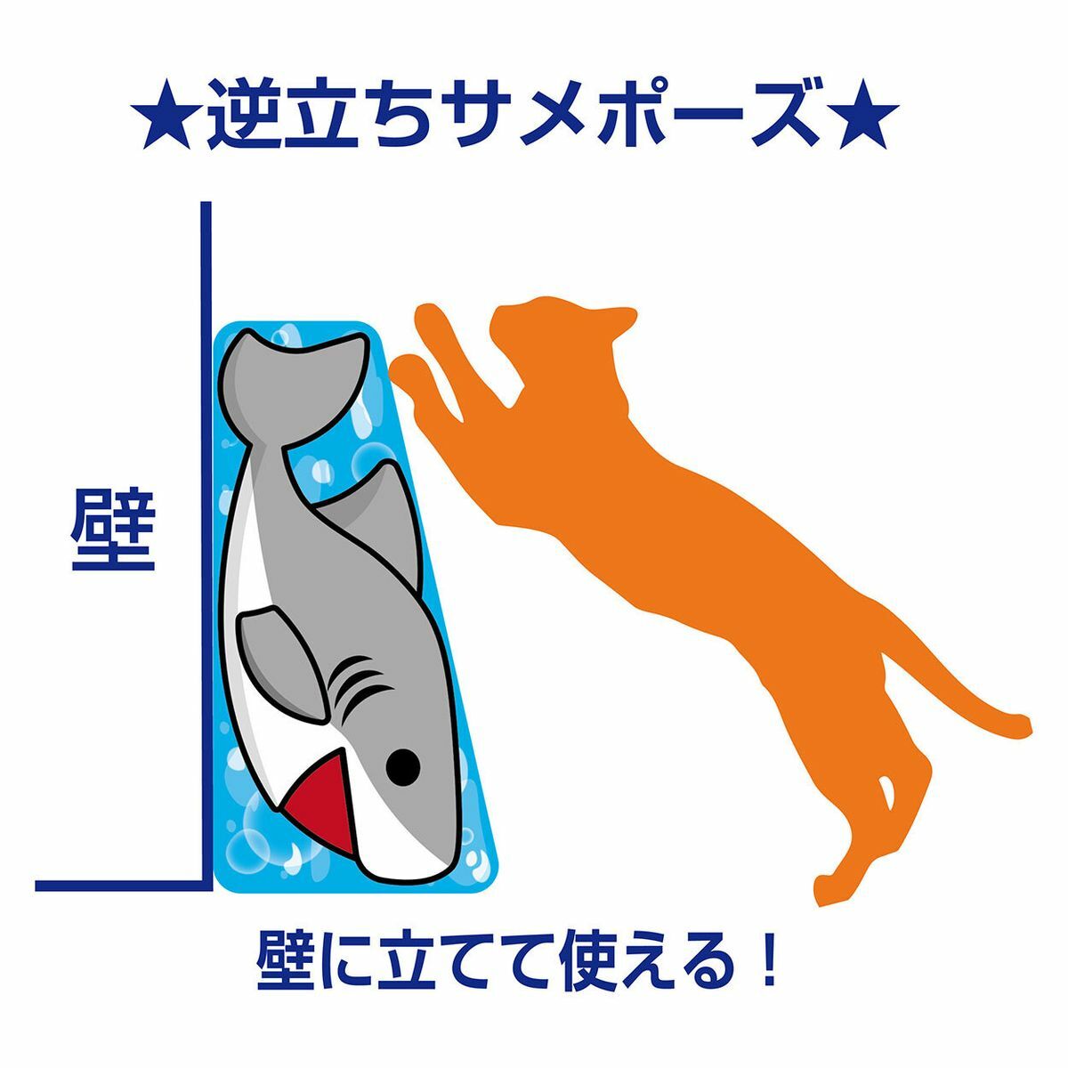 Petio立體雙面貓抓板 (鯊魚)