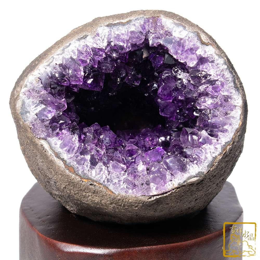 烏拉圭紫水晶洞 1.6kg 福氣安康