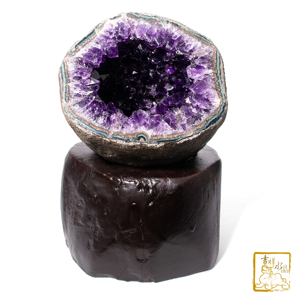 烏拉圭紫水晶洞 2.4kg 旺財氣