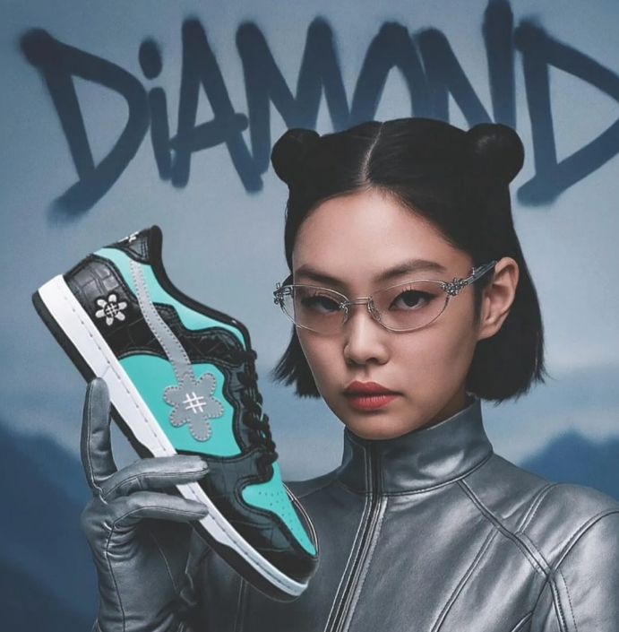 Water The Plant DIAMOND 蒂芬妮綠 湖水綠 鑽石 小花鞋