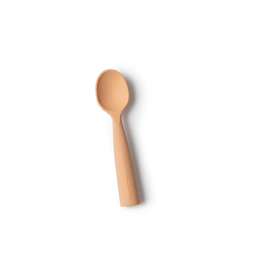 Miniware Silicone Training Spoon (Single) - Toffee
