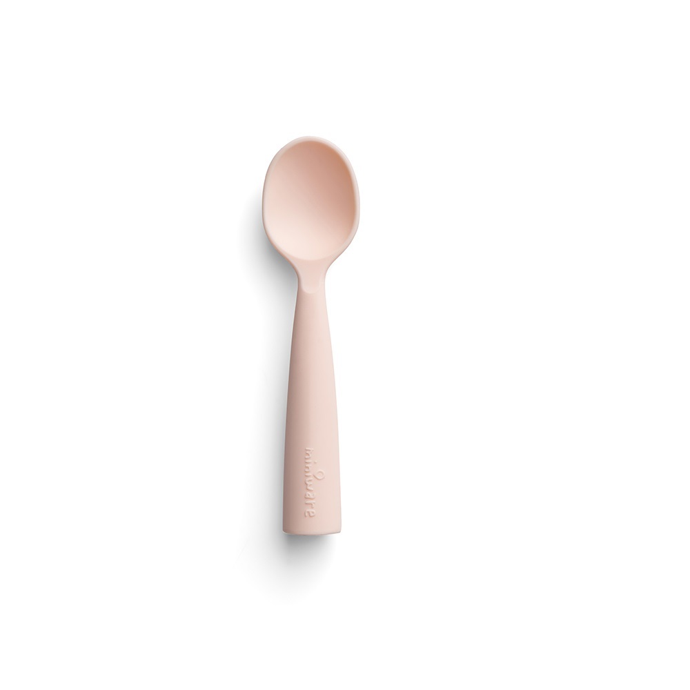 Miniware Silicone Training Spoon (Single) - Peach