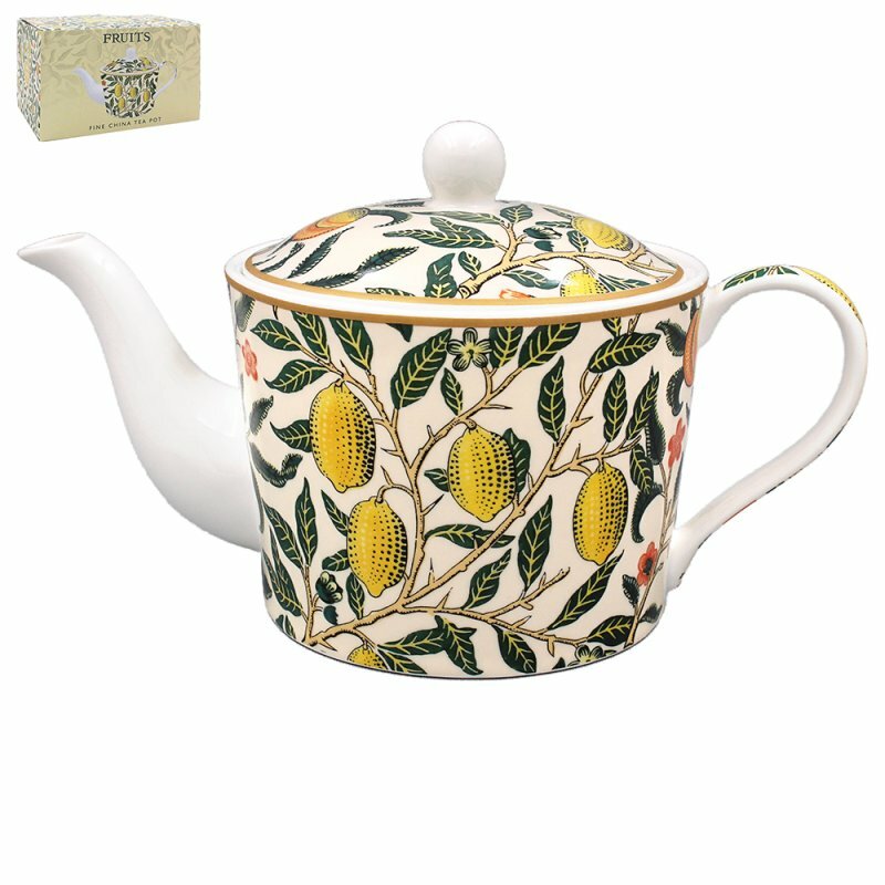 lesserpavey,williammorris,Fruits,水果圖騰,威廉莫里斯,茶壺,午茶壺,大茶壺,內湖,換個角度有限公司