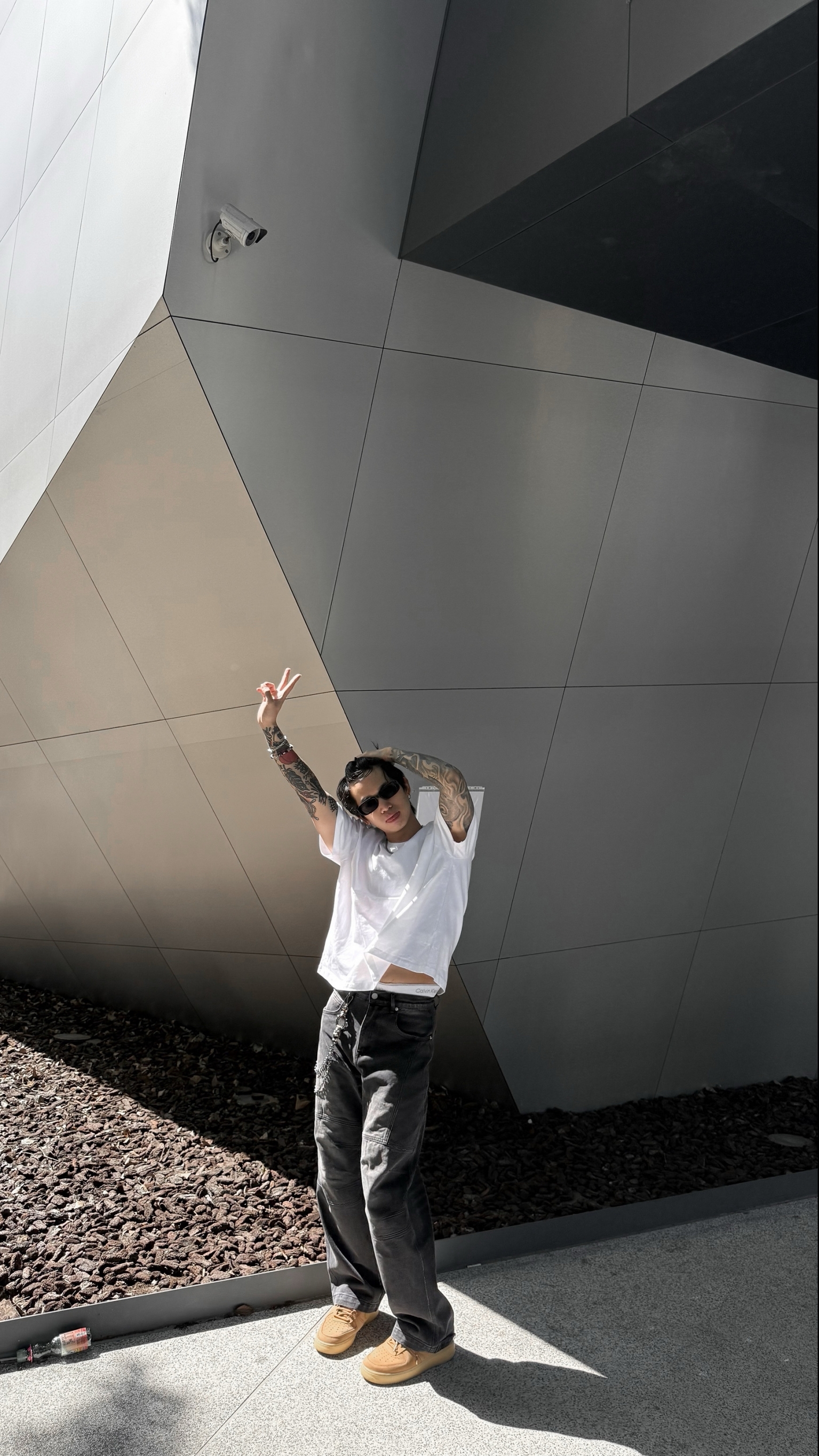 『RB』街頭重磅水洗寬鬆BAGGY JEANS