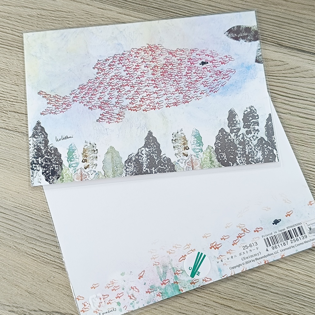 日本表現社 x Leo Lionni 燙金明信片 共三款