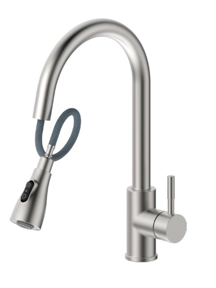 B1-118211NB不銹鋼廚房伸縮龍頭(拉絲)