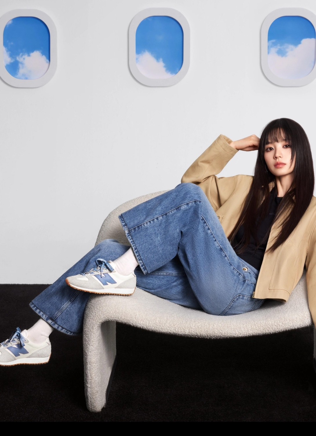 (田曦薇同款) New Balance 471  米白色 男女同款 U471AA