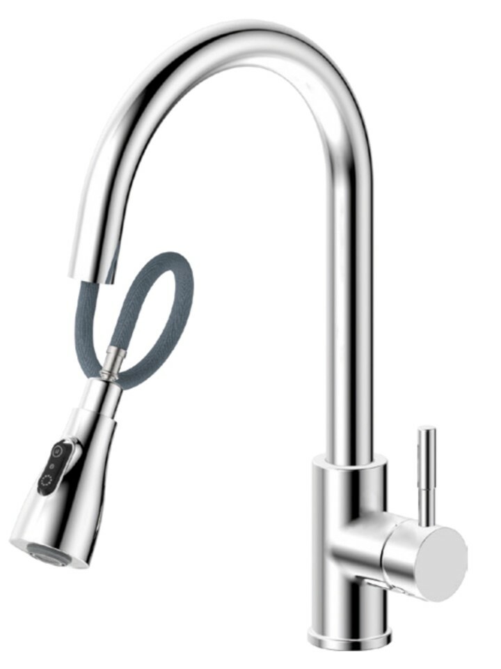 B1-8211CP不銹鋼廚房伸縮龍頭(鉻色)