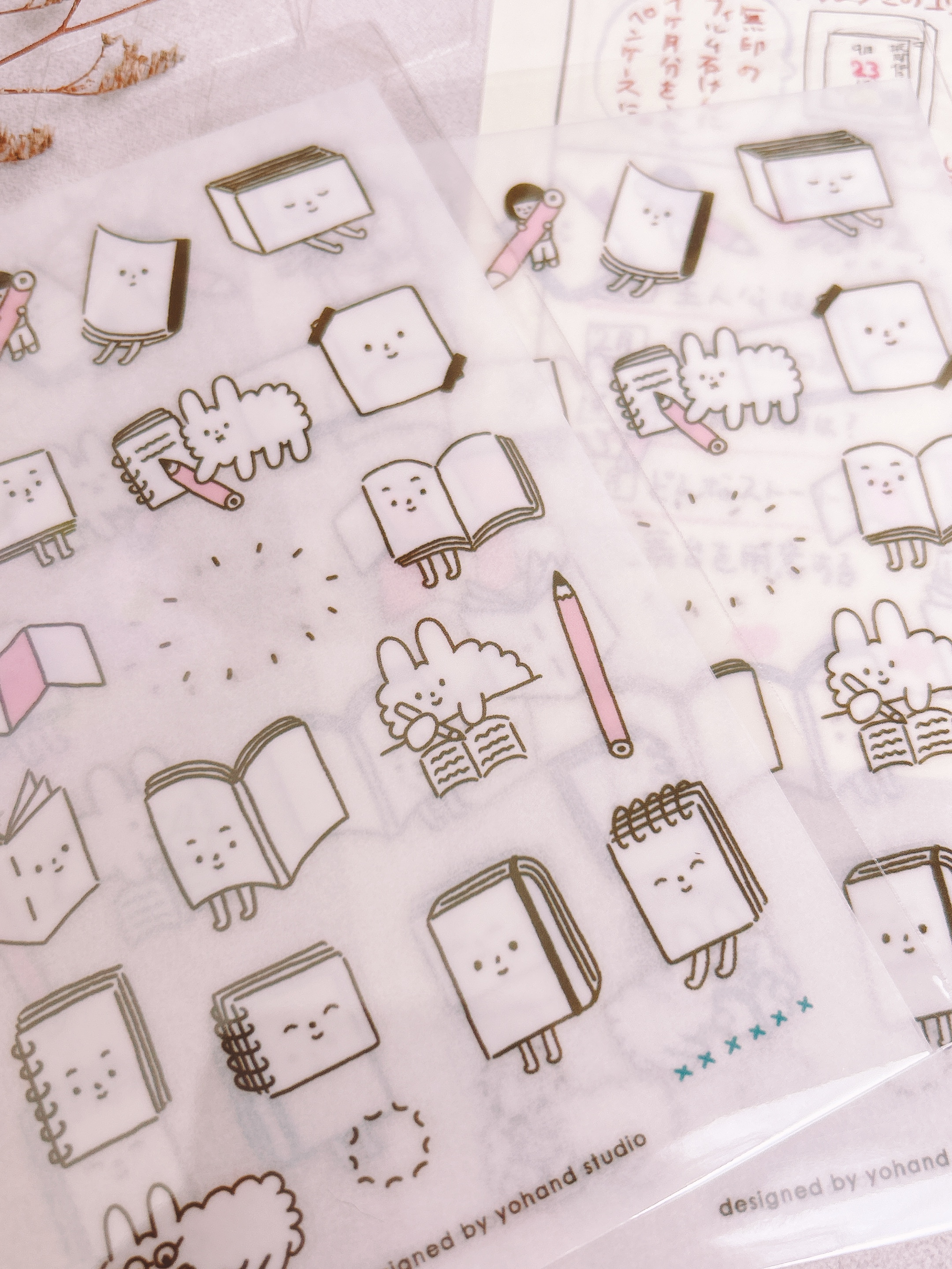 右手超人｜筆記本 轉印貼紙（一份2張）