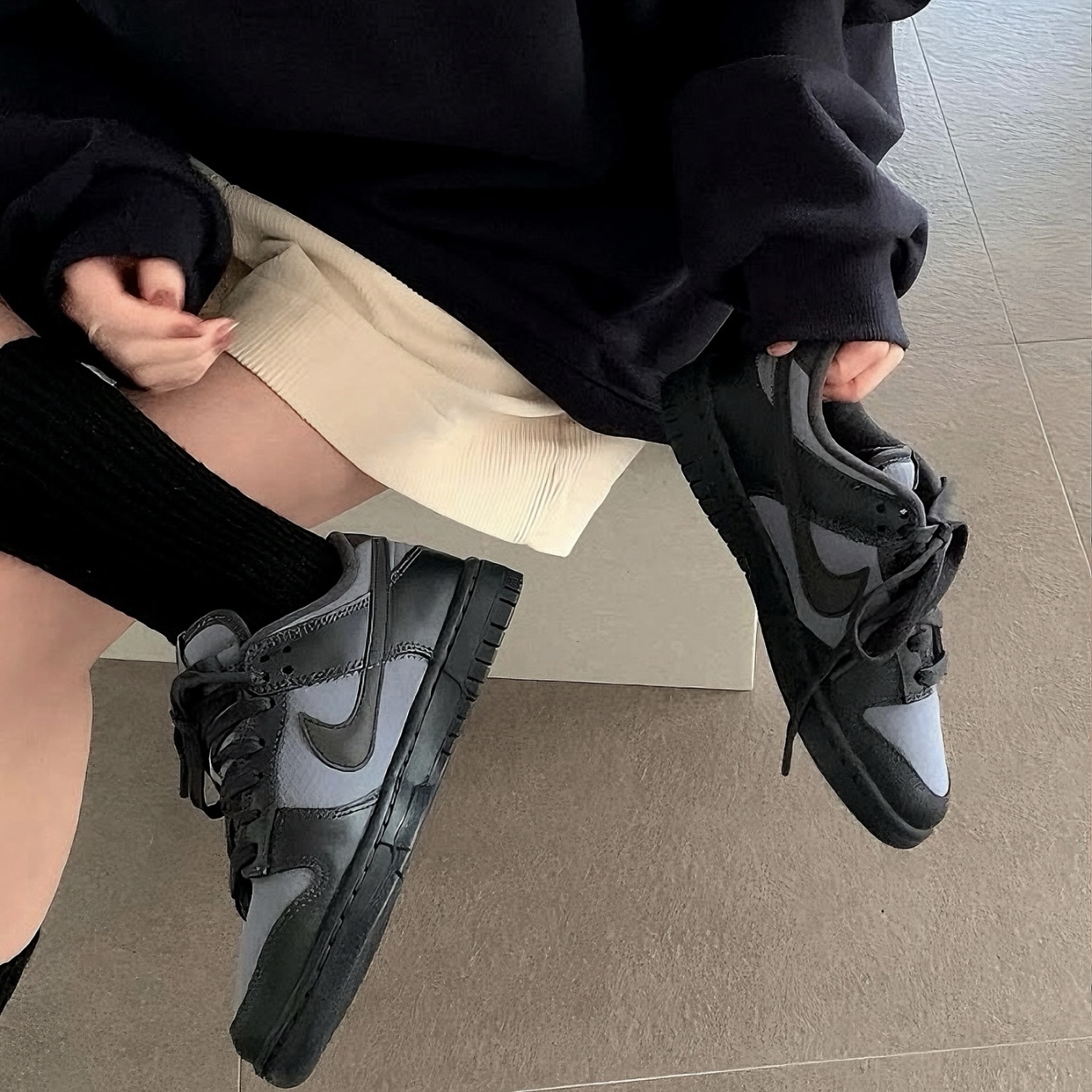 NIKE DUNK LOW "OFF NOIR" 灰黑 霧藍色 低筒 休閒鞋 耐吉 FZ3052-001