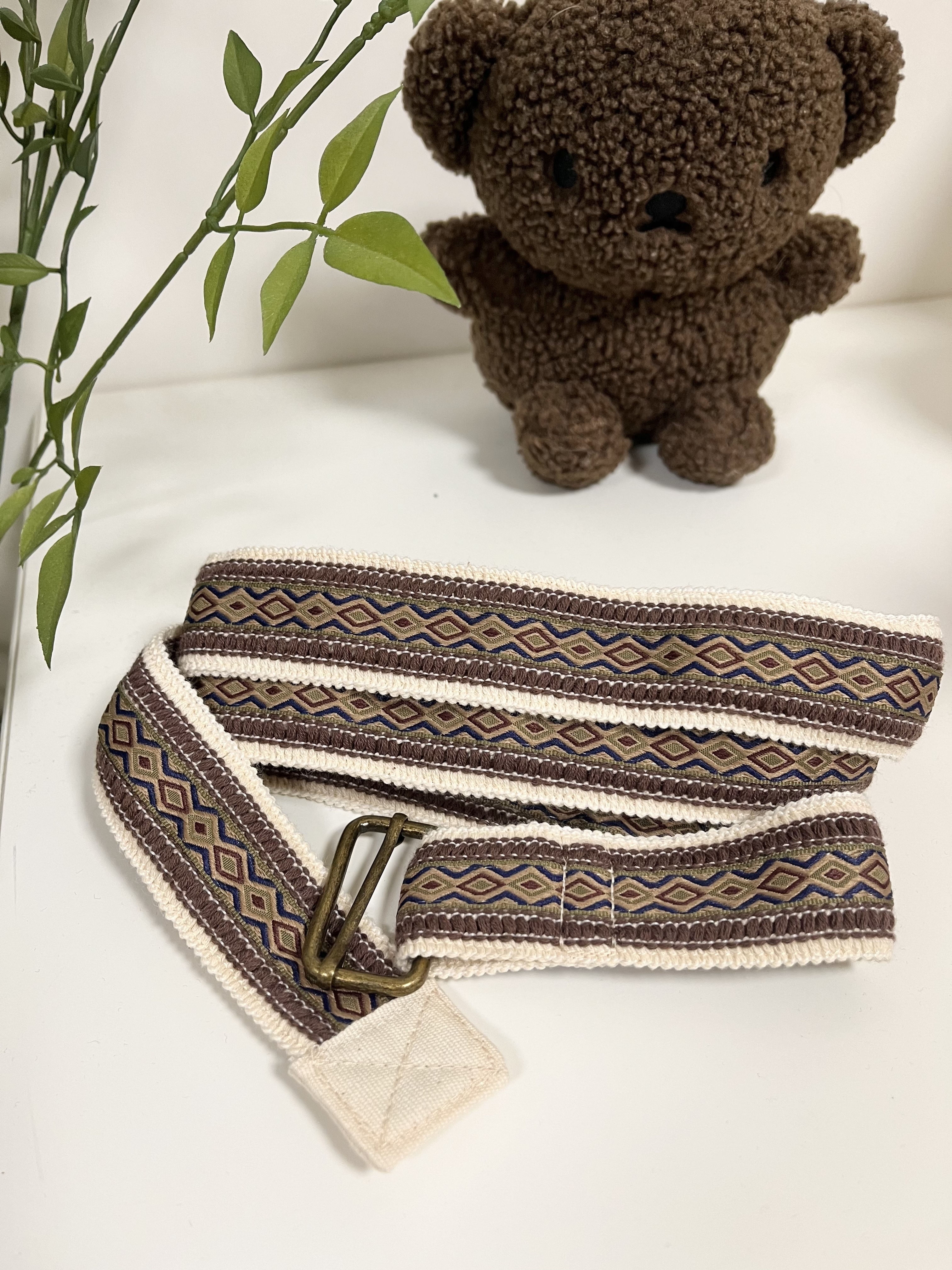 🌿民族風布腰帶