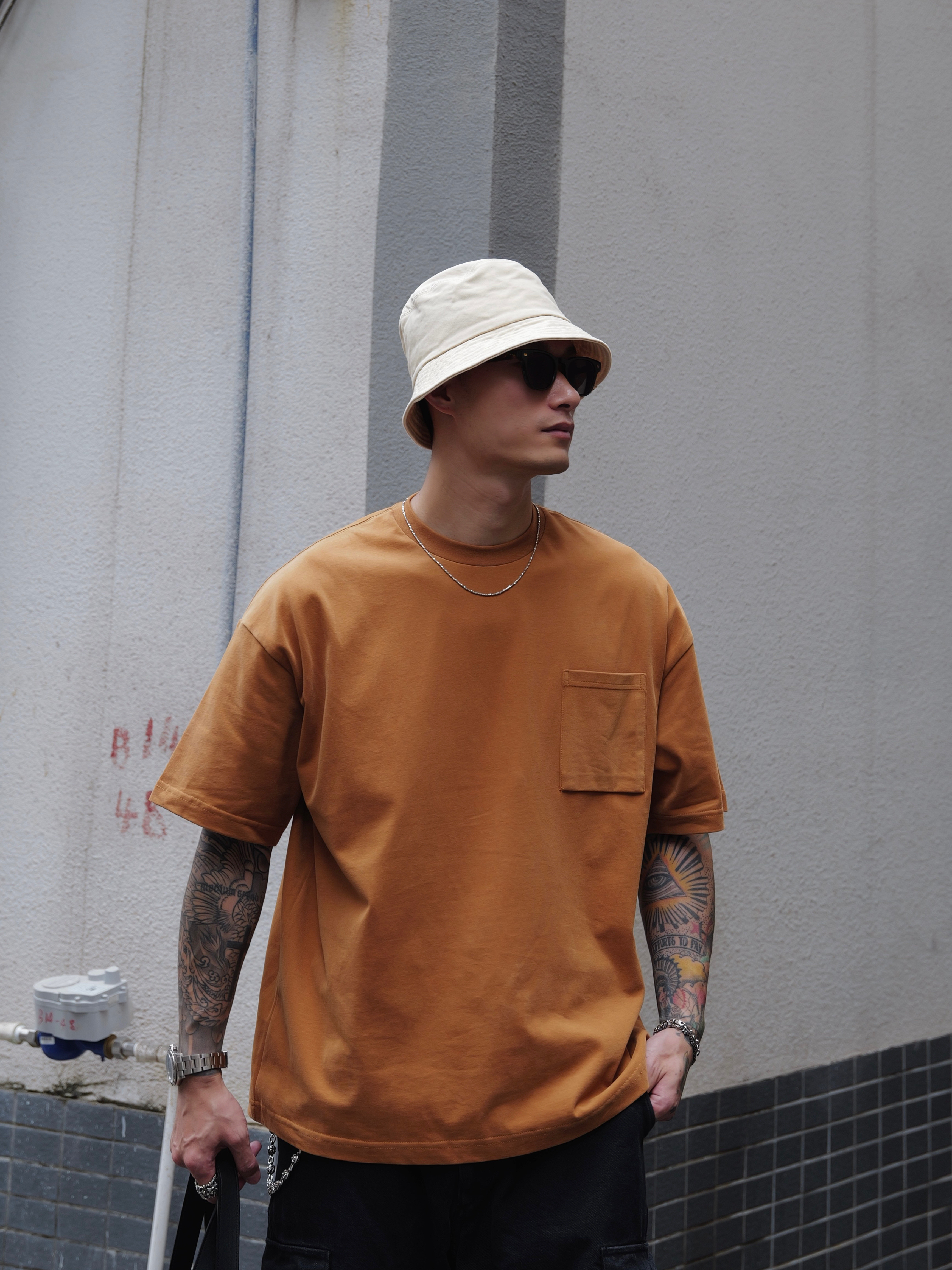 Unbent 25s/s basic base Tee 口袋款 HERO or ZERO
