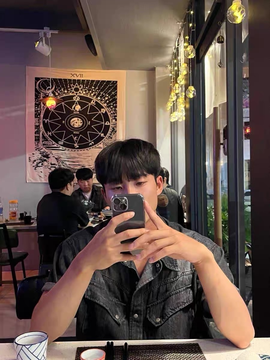 水洗牛仔短袖襯衫