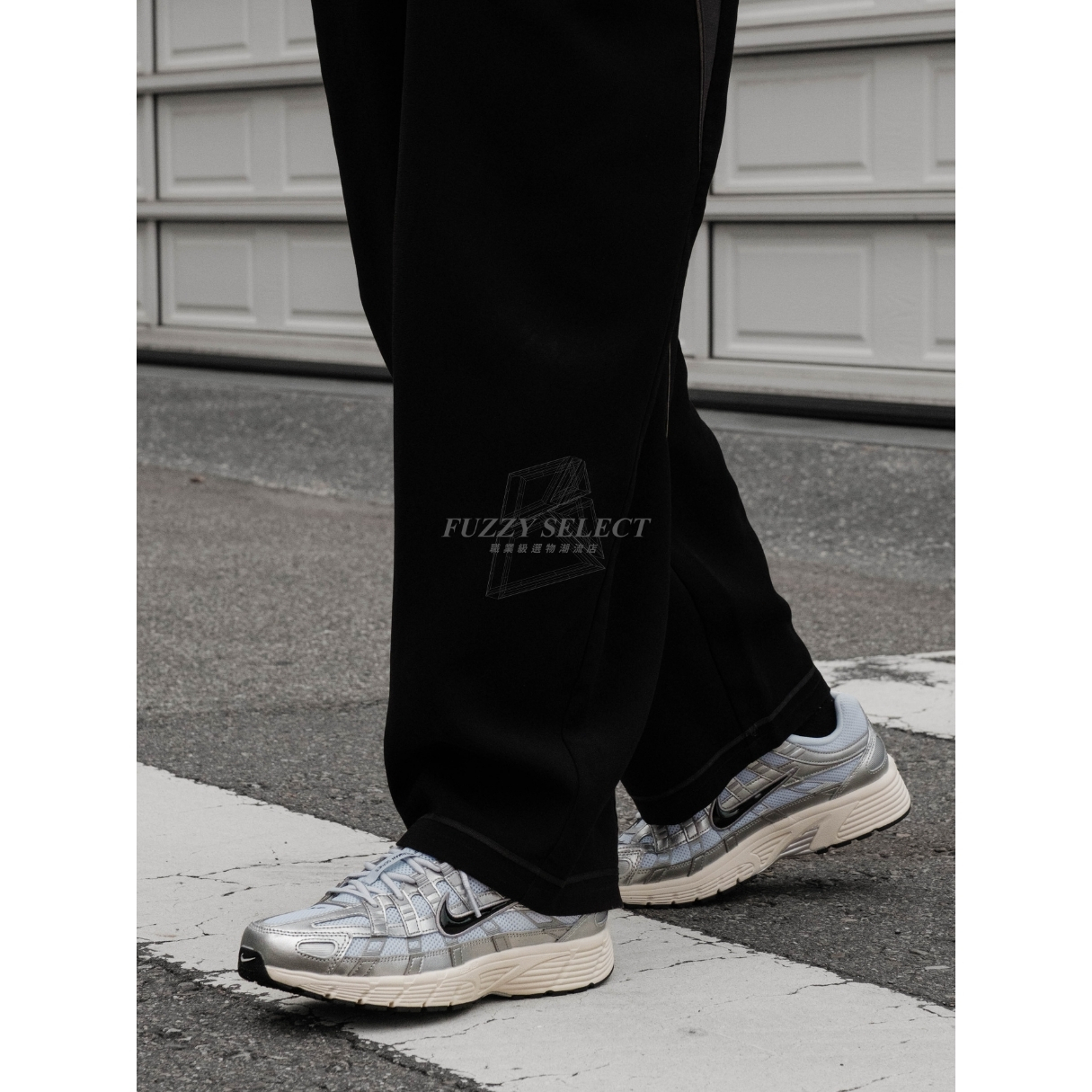 【逢甲 FUZZY】Nike P-6000 銀黑 銀 復古 y2k CD6404-105