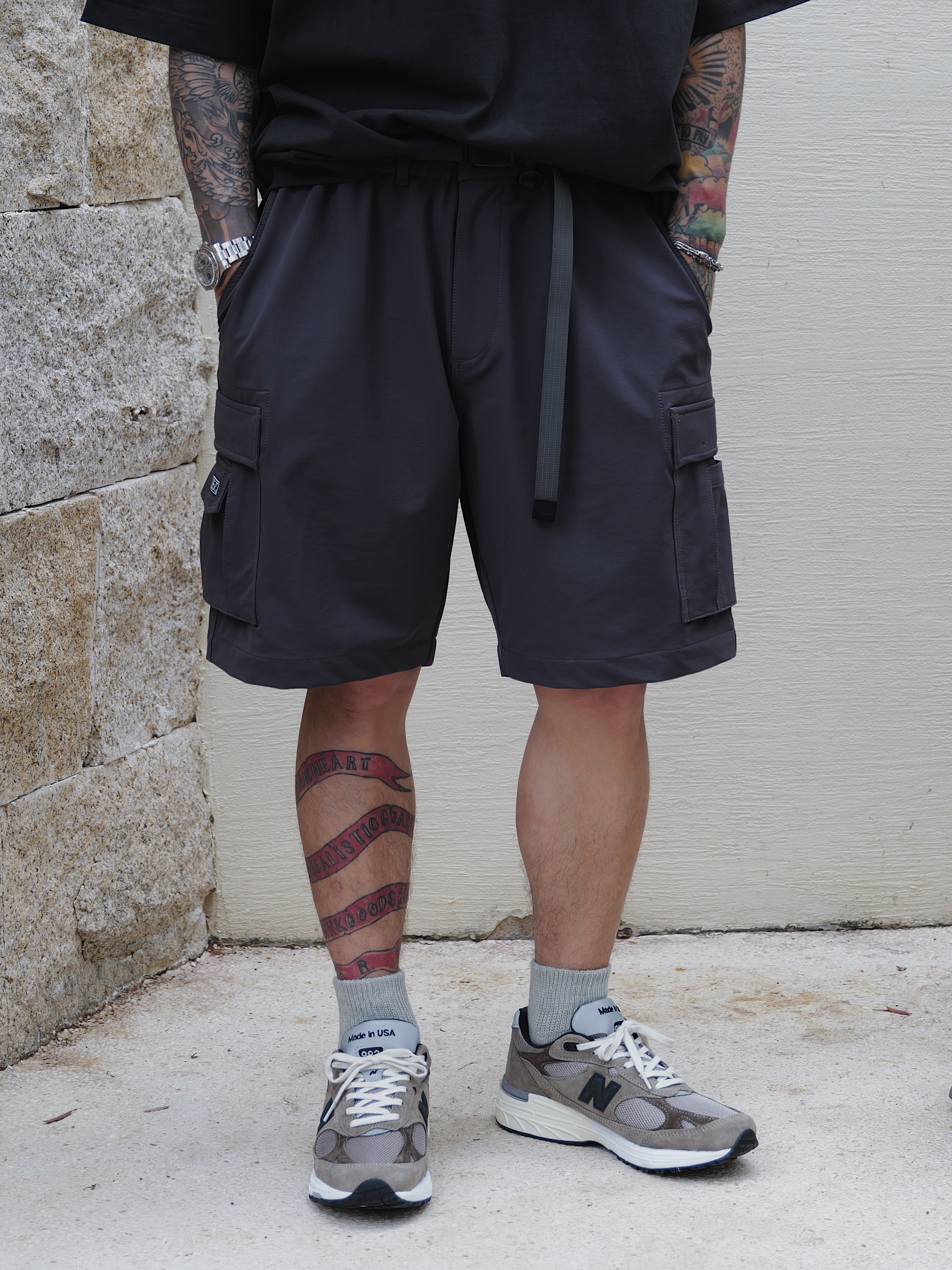 Unbent 25s/s 日系多口袋工裝短褲