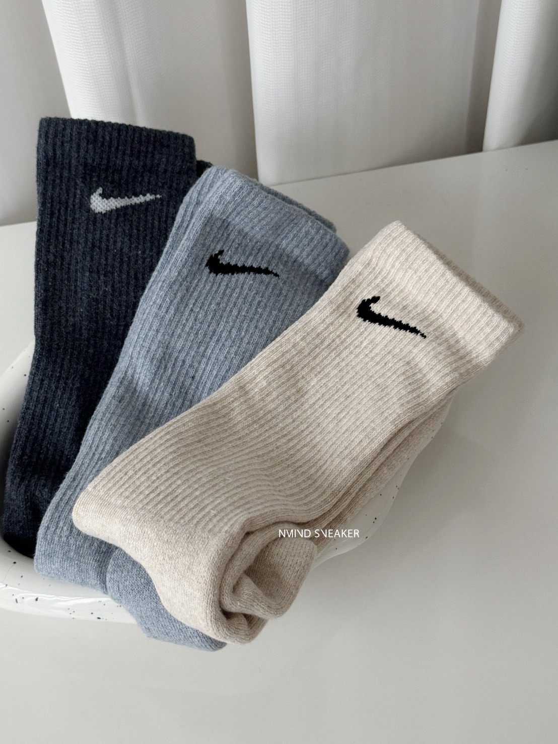 <快速出貨🌁> Nike 霧藍日常 中筒襪