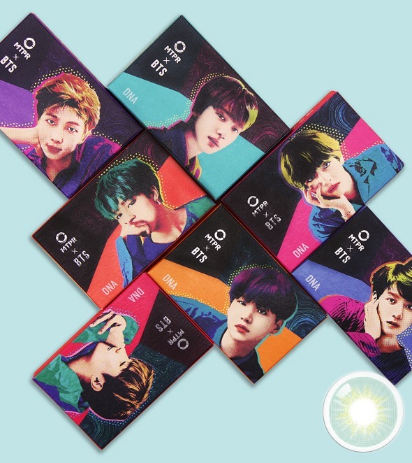 [月拋] MTPRX BTS DNA 1 Month Destiny Light Blue 彩妝隱形眼鏡｜每