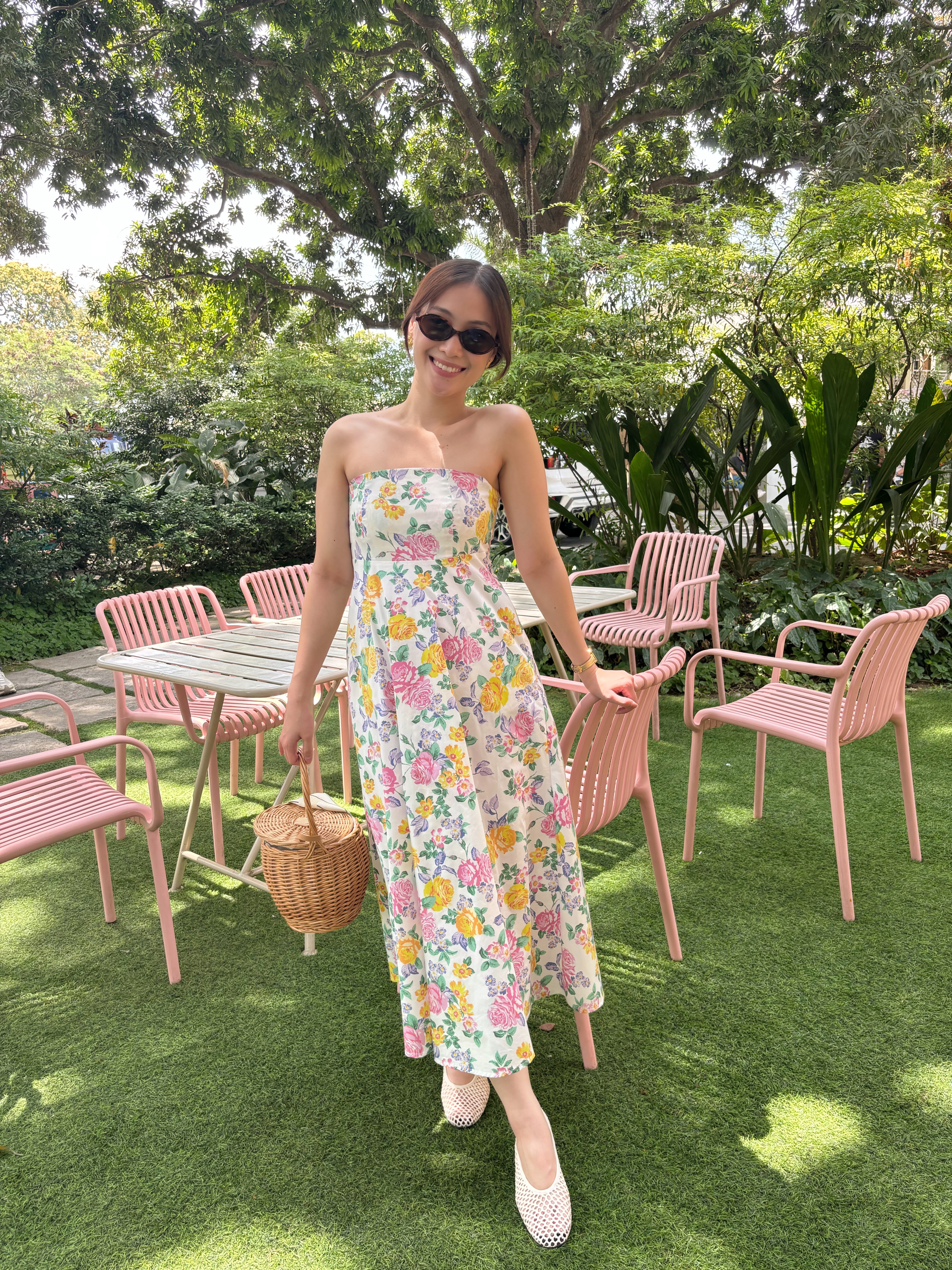 Margaret Floral Poplin Dress