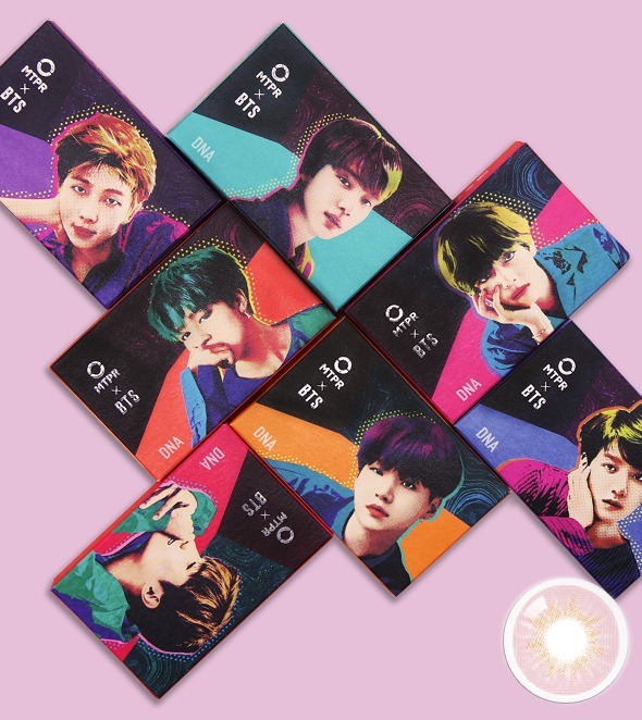 [月拋] MTPRX BTS DNA 1 Month Destiny Pink 彩妝隱形眼鏡｜每
