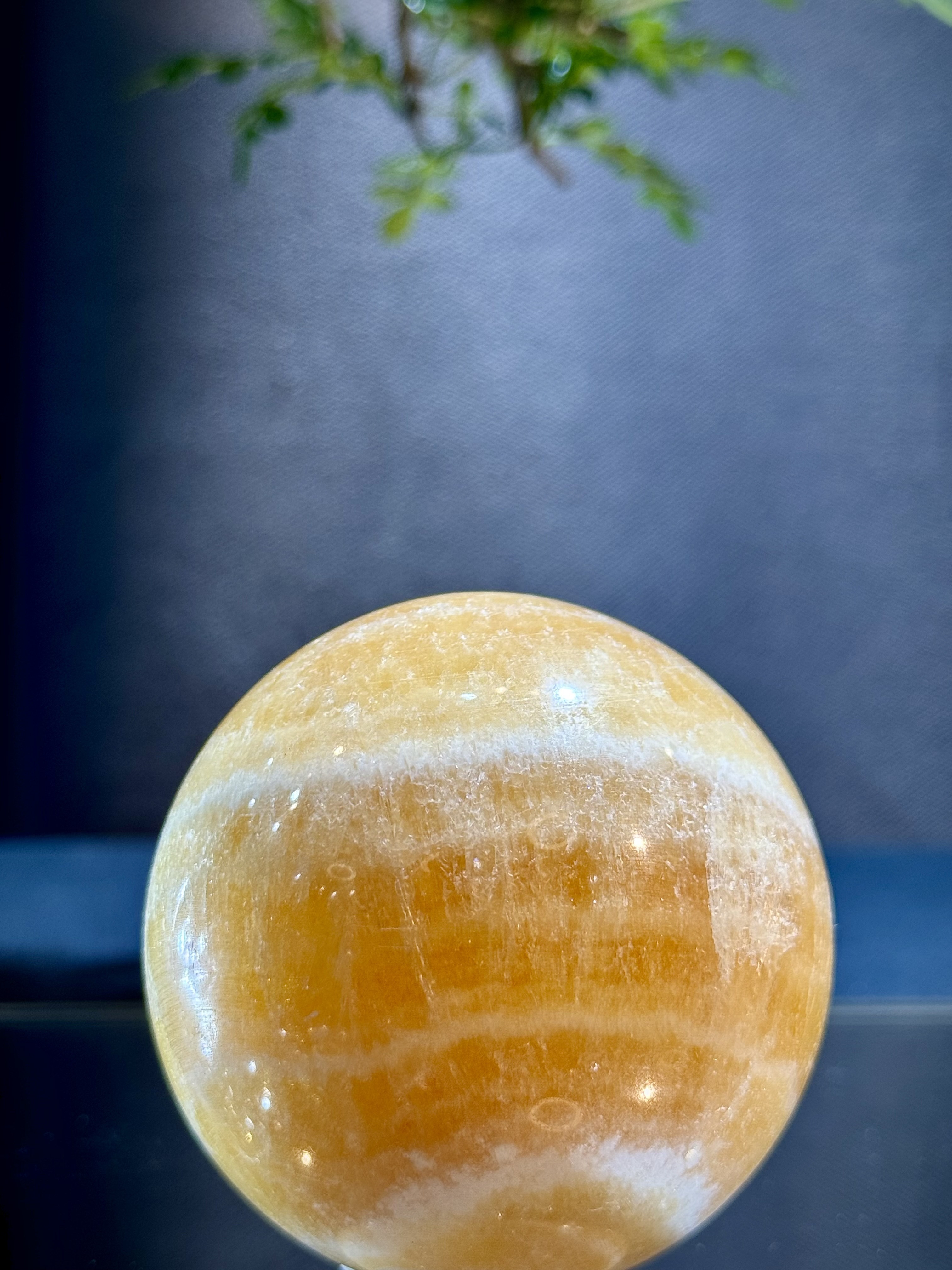 千層方解石波波擺件 8310