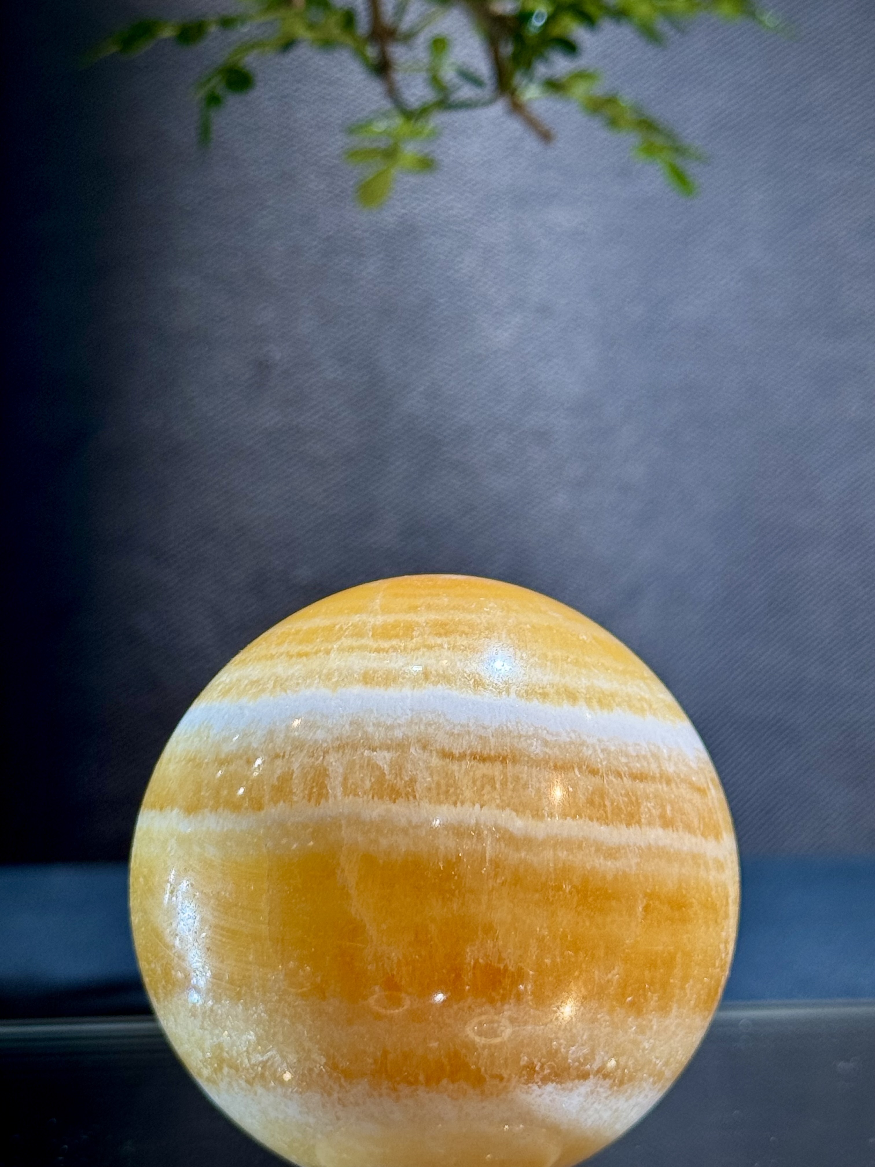 千層方解石波波擺件 8316