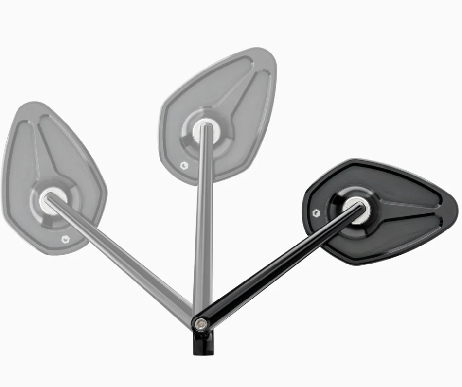 Motogadget 一般位置 後照鏡 大菱形 中桿 可折