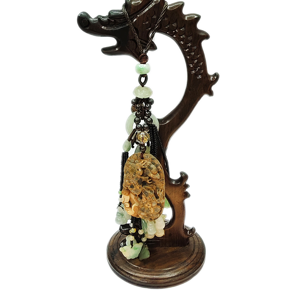 咬錢蟾蜍{龍宮舍利}&玉掛飾擺件【十方】133934