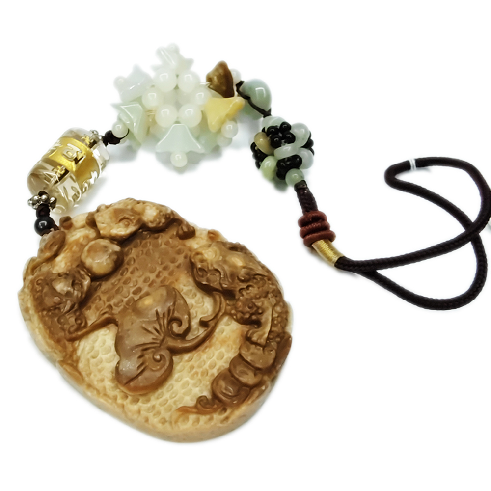 咬錢蟾蜍{龍宮舍利}&玉掛飾擺件【十方】133933