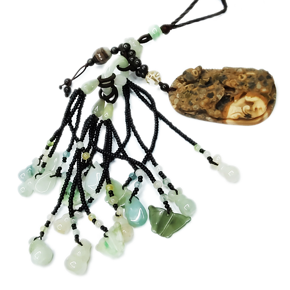 咬錢蟾蜍{龍宮舍利}&玉掛飾擺件【十方】133934