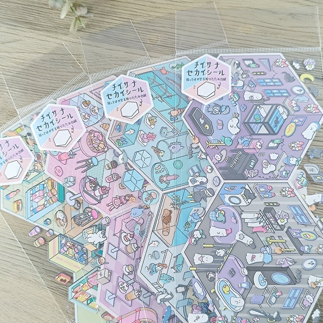 日本KAMIO．小小世界 貼紙 共四款