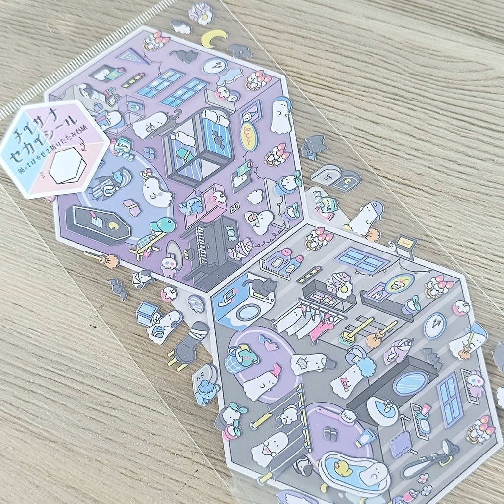 日本KAMIO．小小世界 貼紙 共四款