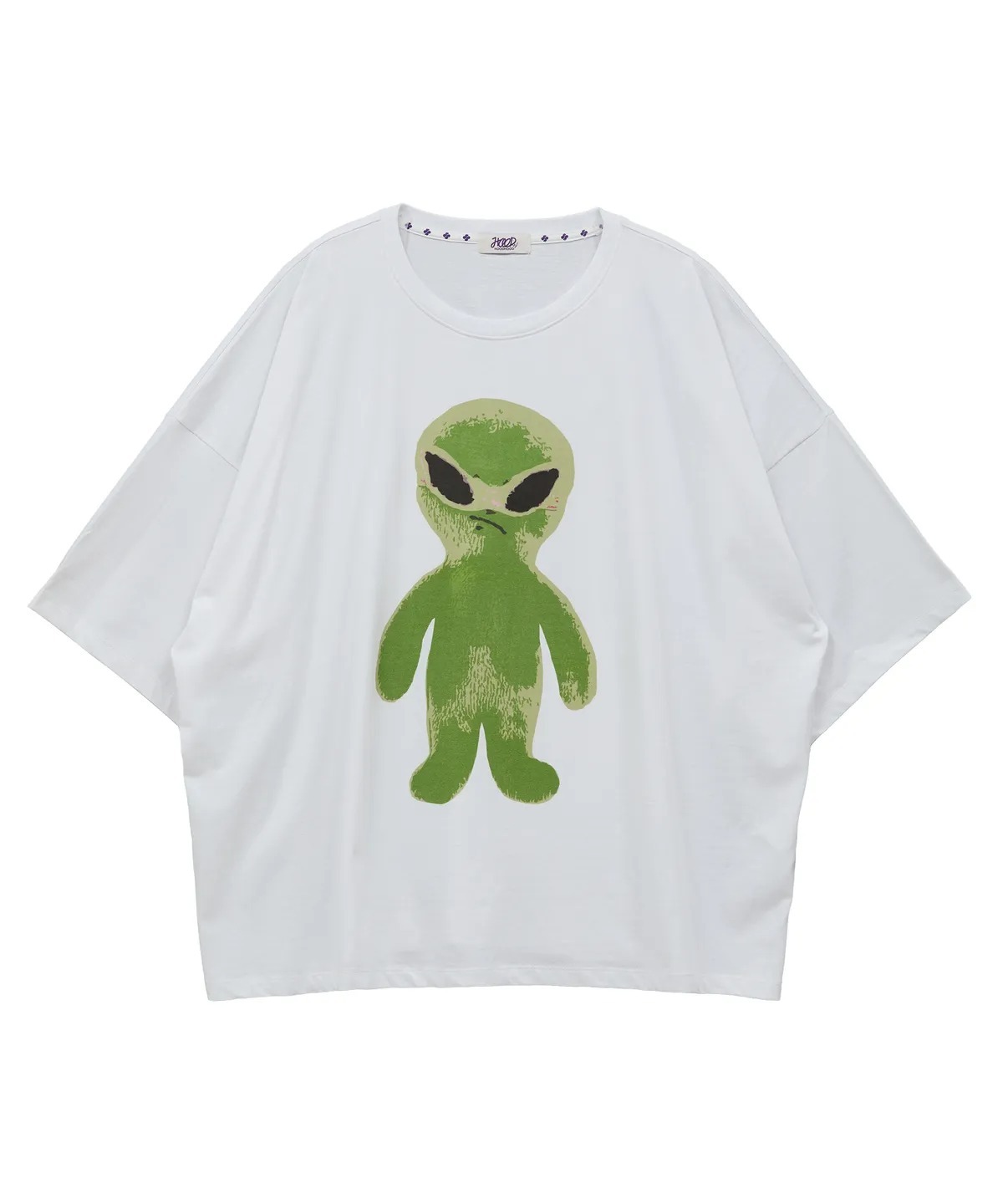 HOODHOOD Alien Graphic Oversized Short-Sleeve Tee